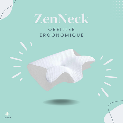 ZenNeck - Oreiller cervical Ergonomique à Mémoire de Forme